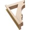 Ekena Millwork 5 1/2-in W x 20-in D x 28-in H Balboa Trad Rough Cedar Woodgrain TimberThane Outlooker, Primed Tan OUTUR055X20X28BOA04RCPR - alternate 5